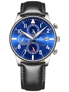 Pánske hodinky Giewont Chronograph Sapphire Black and Blue GW5630-A3