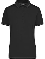 JN Dámské žerzejové elastické polo 02.0 black/white model 22487079 - Daiber JN Dámské žerzejové elastické polo 02.0 black/white model 22487079 - Daiber