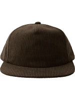 Atlantis Headwear Severny 5-panelová manšestrová čiapka s kšiltom 33.0307 hnedá