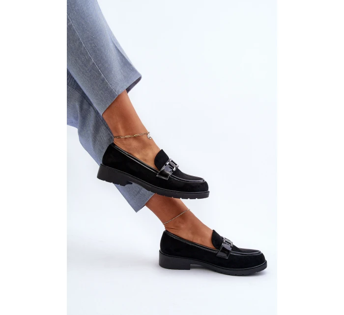 Dámské semišové mokasíny model 21652854 - S.Barski Dámské semišové mokasíny model 21652854 - S.Barski