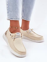 Ľahké dámske poltopánky McKeylor 96116 Beige
