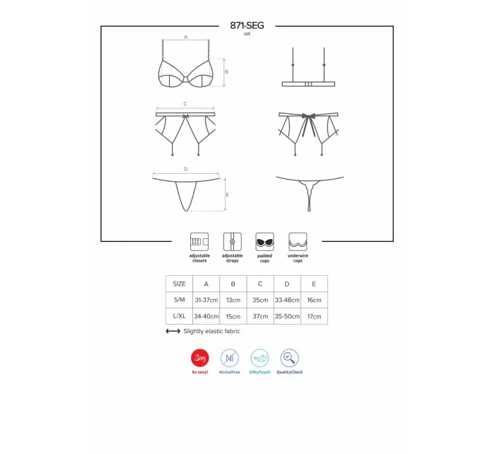 Vyzývavý set 871 - SEG - Obsessive Vyzývavý set 871 - SEG - Obsessive