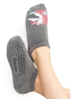 DETSKÉ FROTÉ S ABS 134 MELANGE SIVÁ 26-28