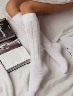 Milena podkolienky 0330 Azure Plaid 37-41