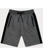 Tmavosivé pánske športové kraťasy (8K281-5)