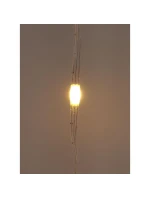 VIANOČNÉ STROMČEKY VONKAJŠIE/VNÚTORNÉ SVETELNÉ ZÁVESY 400 LED WW 200X200CM S DIAĽKOVÝM OVLÁDANÍM TEPLÁ BIELA