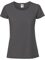 Fruit of the Loom Lady-Fit Iconic 195 T Dámske tričko z hrubej bavlny 16.1424 light graphite Fruit of the Loom Lady-Fit Iconic 195 T Dámske tričko z hrubej bavlny 16.1424 light graphite