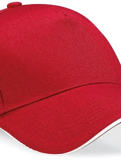 B 5 panelová sandwich kšiltovka 53.0 classic red/white model 22481312 - Beechfield