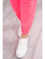 Súprava top+nohavice ružová neónová