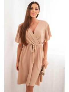 Šaty so skladaným výstrihom fango