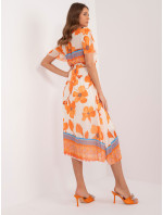 Sukienka DHJ SK  pomarańczowy model 20095257 - FPrice