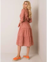 Šaty LK SK 508005.07P svetlo hnedá