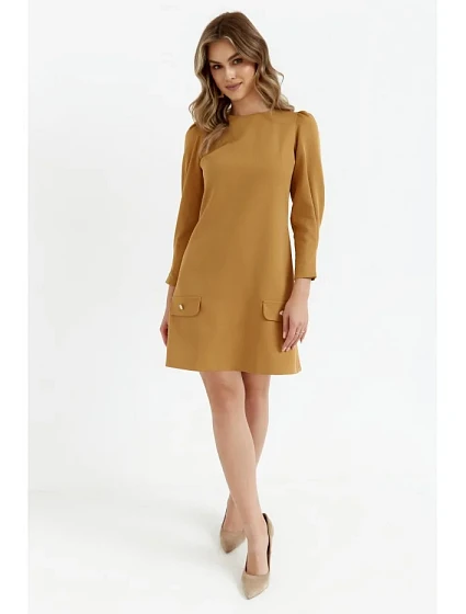 Trapézové šaty model 20589713 - Makover Trapézové šaty model 20589713 - Makover