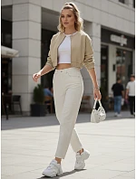 Dámske džínsy UY2860 cream - FashionStreet