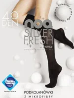 Dámske podkolienky s iónmi striebra