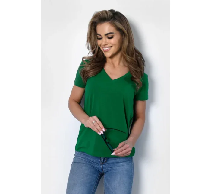 Dámská halenka s krátkým rukávem Dámská halenka s krátkým rukávem