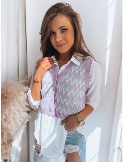 Dámská vesta lila Dstreet model 21969140 - FashionStreet