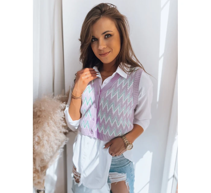 Dámská vesta lila Dstreet model 21969140 - FashionStreet