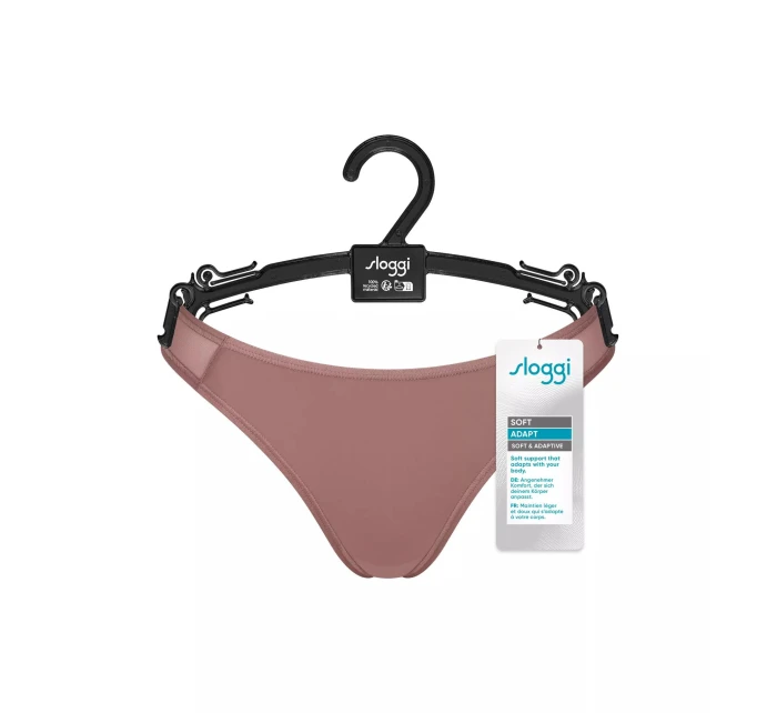 Dámske tangá Soft ADAPT Tiny - BROWN - hnedé 1141 - SLOGGI
