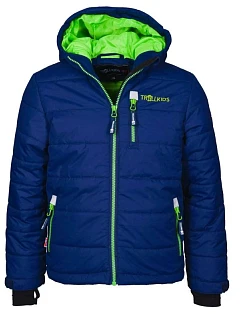 dětská zateplená bunda pro model 22076035 s kapucí nepromokavá - Trollkids
