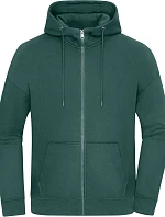 Daiber 8043 Ťažká unisexová mikina s kapucňou v oversize strihu 02.8043 smoky green