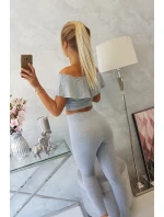 Sada s volánkem šedá Sada s volánkem šedá