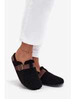 Dámské pantofle s kožíškem Černé model 21709355 - Boto Dámské pantofle s kožíškem Černé model 21709355 - Boto