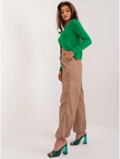 Spodnie model 19716219 jasny brązowy - FPrice