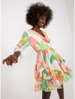 Šaty DHJ SK 0997 1.33X bielo-ružové Šaty DHJ SK 0997 1.33X bielo-ružové