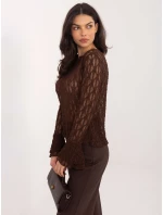 Bluzka IT BZ model 21808003 brązowy - FPrice Bluzka IT BZ model 21808003 brązowy - FPrice