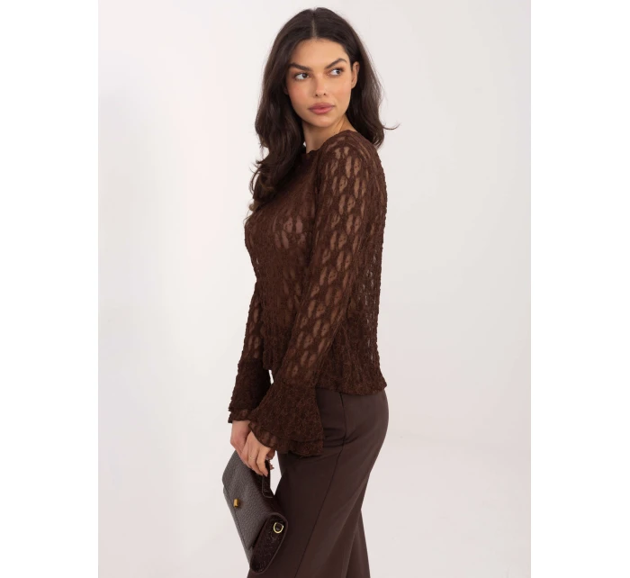 Bluzka IT BZ model 21808003 brązowy - FPrice Bluzka IT BZ model 21808003 brązowy - FPrice