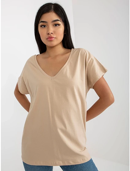 Tričko RV TS 4832.61P béžové Tričko RV TS 4832.61P béžové