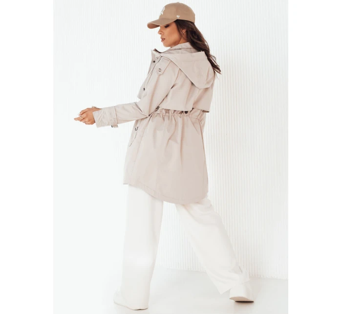 Dámska prechodná bunda parka BRENS ecru FashionStreet TY4229