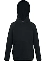 Fruit of the Loom Kids Lightweight Hooded Sweat Detská mikina s kapucňou 16.2009 čierna