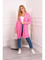 Sveter s netopierími rukávmi svetlo ružový