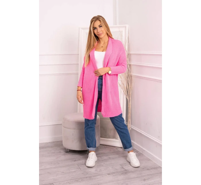 Sveter s netopierími rukávmi svetlo ružový