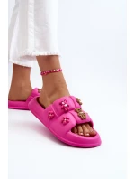 Dámské pěnové pantofle s ozdobami fuchsie model 21648929 - Boto Dámské pěnové pantofle s ozdobami fuchsie model 21648929 - Boto