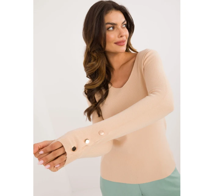 Jumper AT SW 2334.91 béžový Jumper AT SW 2334.91 béžový