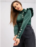 Blúzka DHJ BZ 6533A.44P tmavo zelená Blúzka DHJ BZ 6533A.44P tmavo zelená