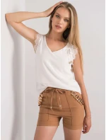 Dámský top DHJ TP model 15733993 bílá - FPrice Dámský top DHJ TP model 15733993 bílá - FPrice