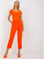 Kalhoty TO SP model 17408219 oranžová - FPrice Kalhoty TO SP model 17408219 oranžová - FPrice