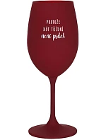 Pretože byť CLASSY NIE JE PRELIMINÁRNE - burgundský pohár na víno 350 ml