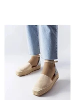 Dámské espadrilky Béžová se stříbrnou model 21474847 - Inello