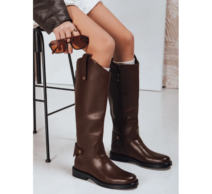 FashionStreet hnedé dámske topánky ZY1329 FashionStreet hnedé dámske topánky ZY1329