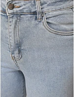 Dámske džínsy so širokými nohavicami svetlomodré FashionStreet UY2952