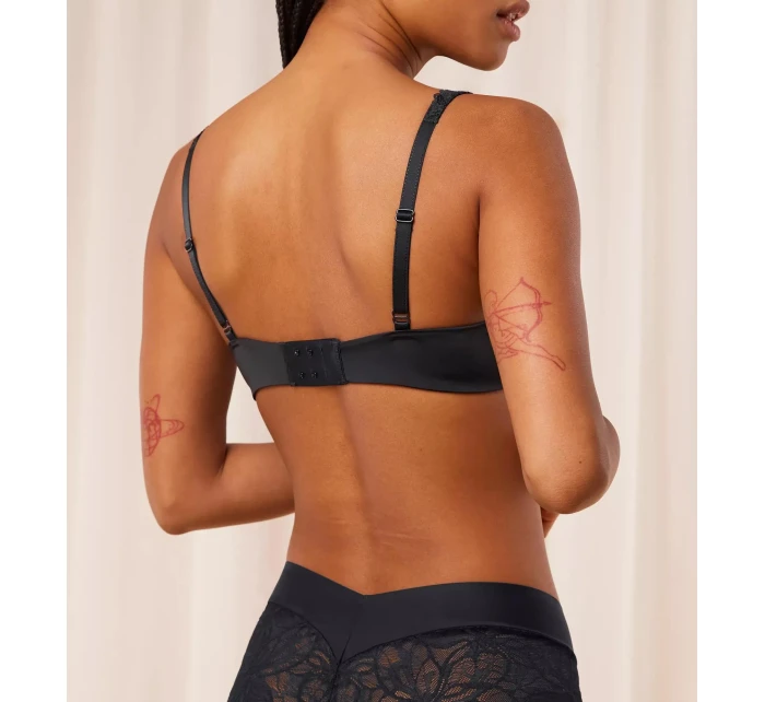 Dámska podprsenka Body Make-Up Illusion Lace Balconette Bra - BLACK - black 0004 - TRIUMPH