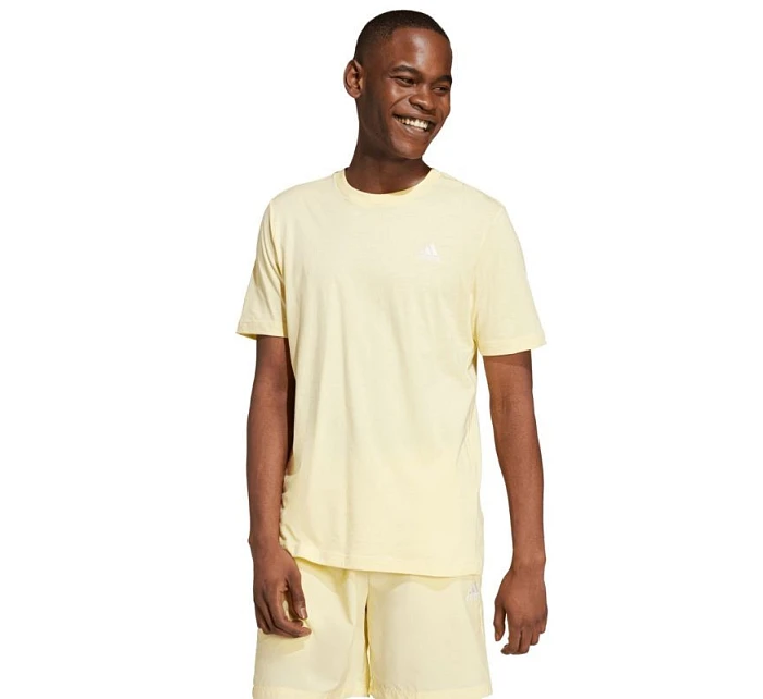 Pánske tričko adidas Essentials Single Jersey s vyšitým malým logom M IX0121 pánske tričko