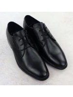 Skórzane  męskie czarne model 22035551 - Bugatti