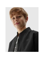 Chlapčenská prechodná baseballová bunda 4F Chlapčenská prechodná baseballová bunda 4F