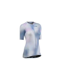 Cyklistické tričko NORTHWAVE Blade Woman Jersey S/s, sivé